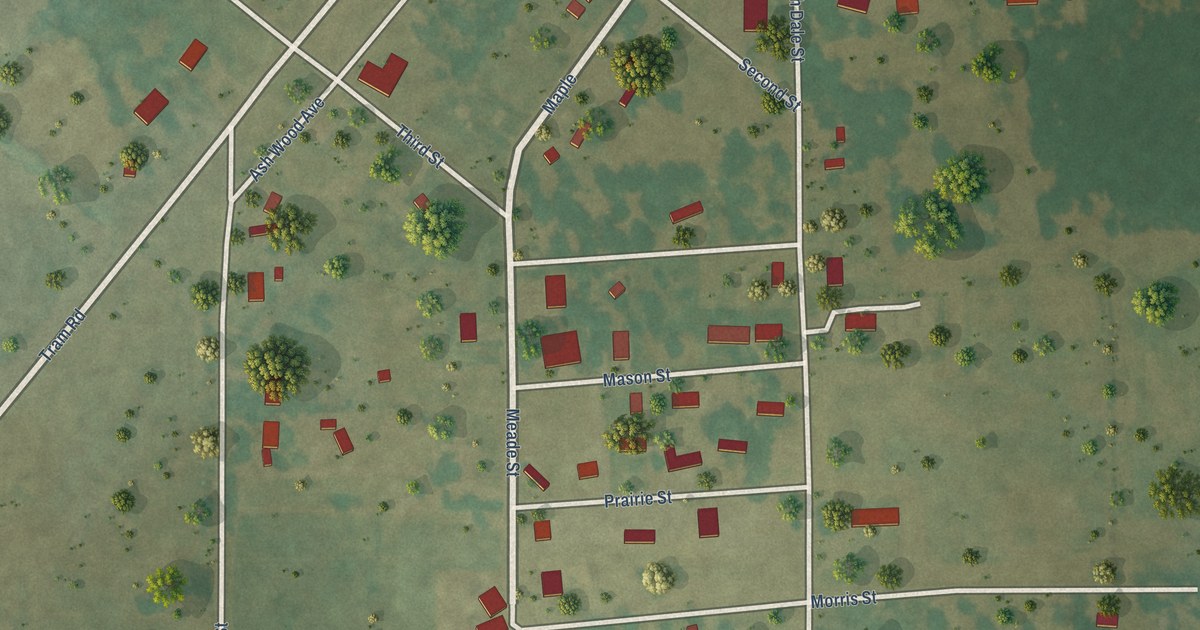 Map of McDougal, Arkansas in 2026