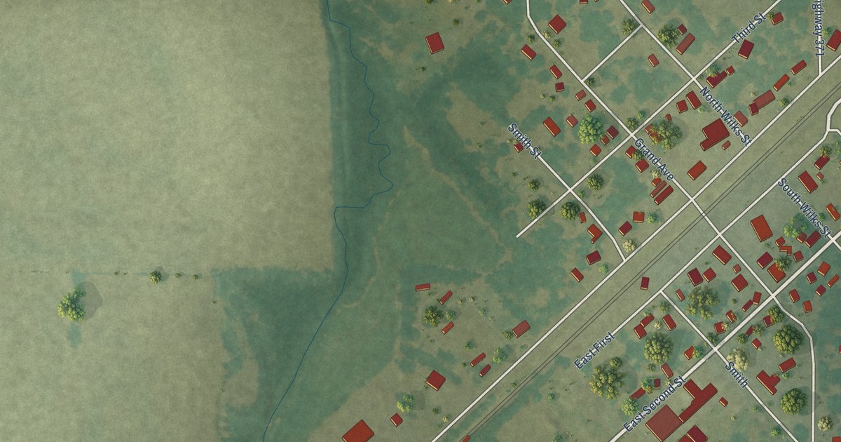 Map of McRae, Arkansas in 2026