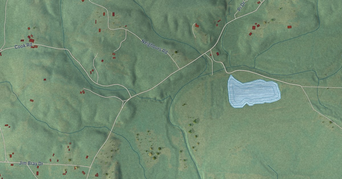 Map of Midway, Arkansas in 2026