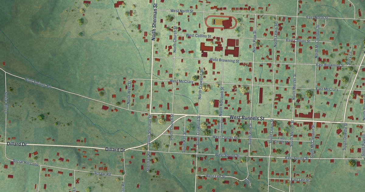 Map of Mineral Springs, Arkansas in 2026