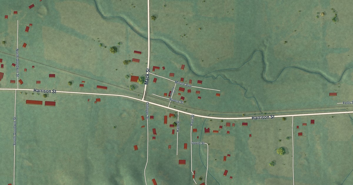 Map of Moorefield, Arkansas in 2026