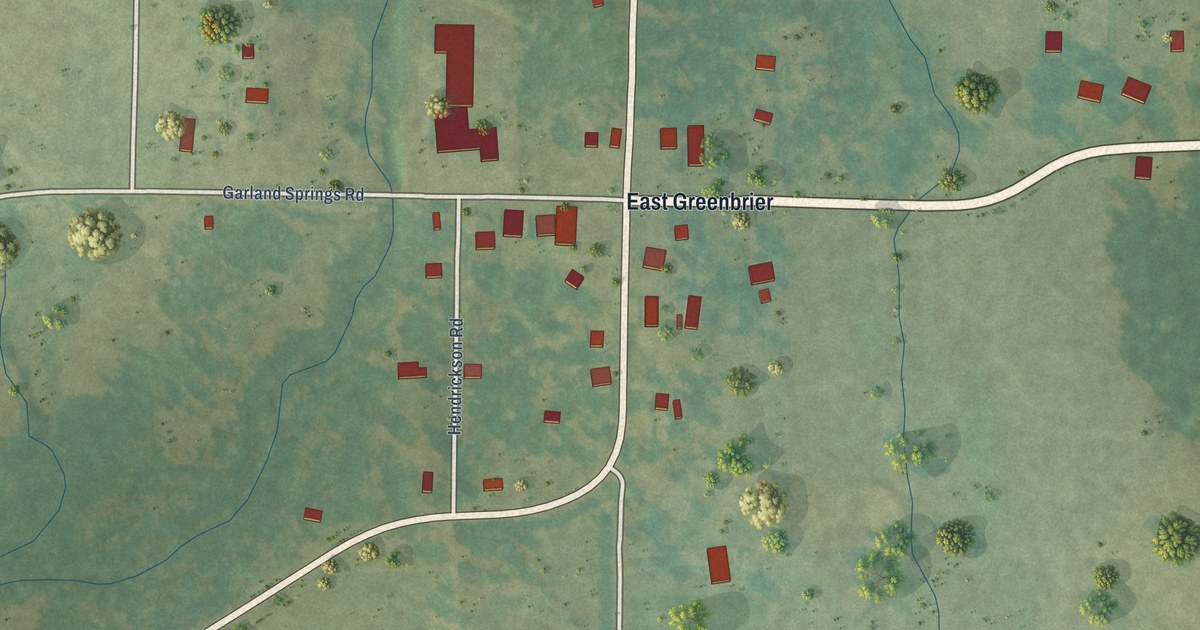 Map of Mount Vernon, Arkansas in 2026