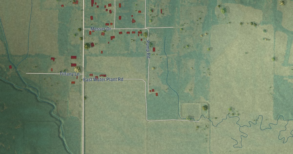 Map of Oak Grove Heights, Arkansas in 2026