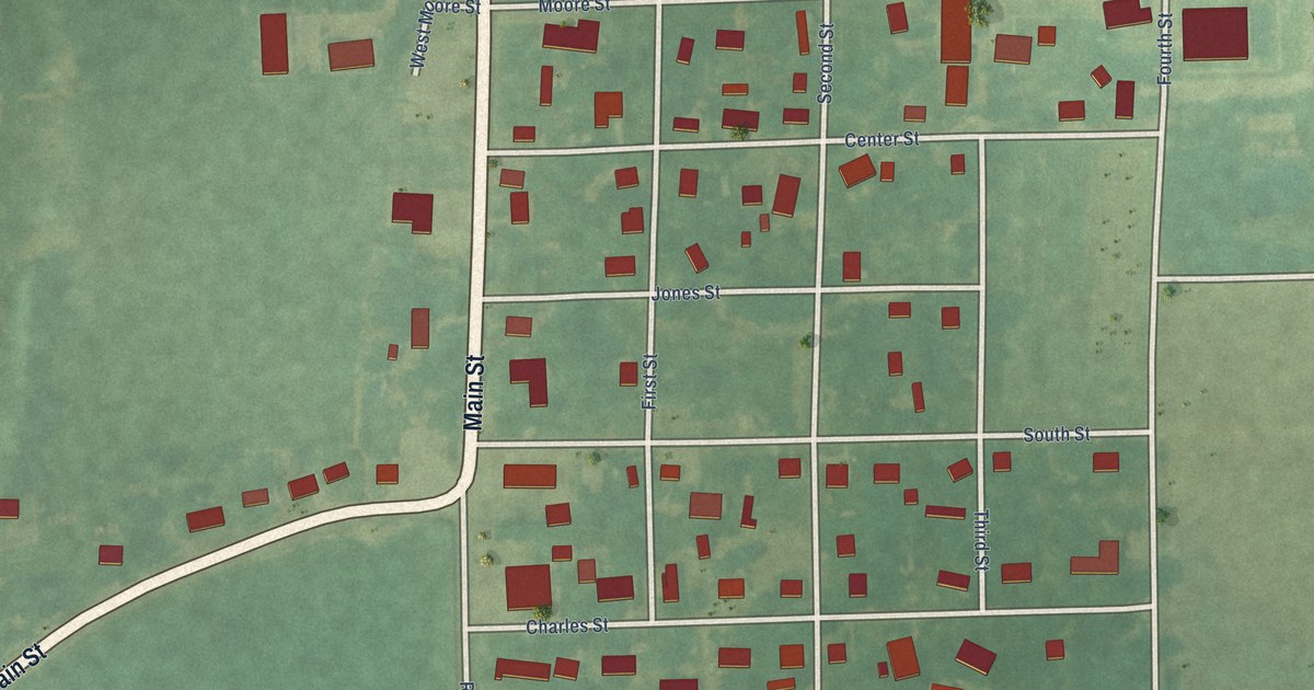 Map of Oil Trough, Arkansas in 2026