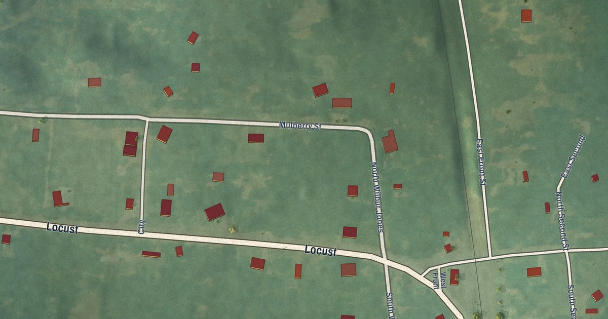 Map of Ozan, Arkansas in 2026