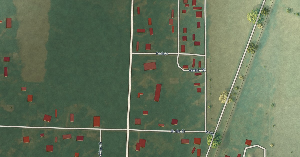 Map of Parkdale, Arkansas in 2026