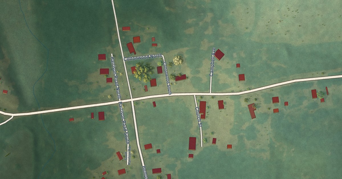 Map of Patmos, Arkansas in 2026