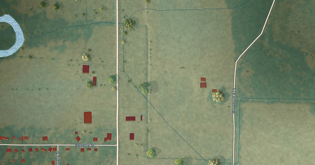 Map of Patterson, Arkansas in 2026