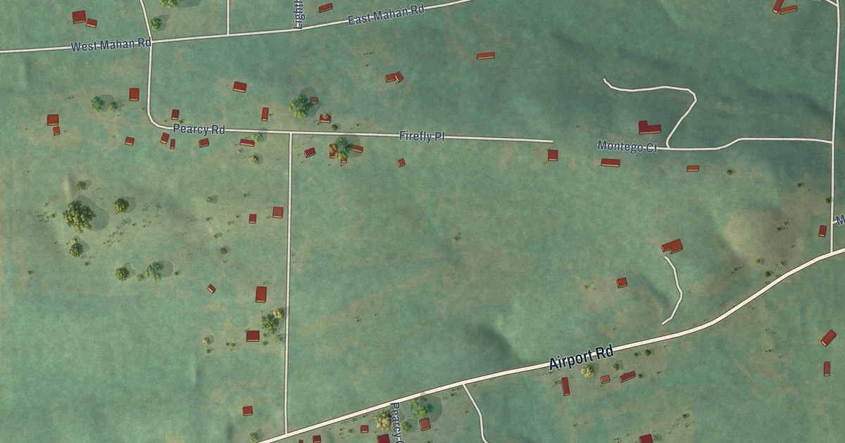 Map of Pearcy, Arkansas in 2026