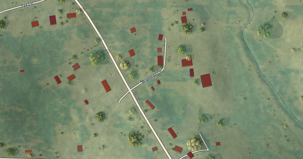 Map of Pencil Bluff, Arkansas in 2026