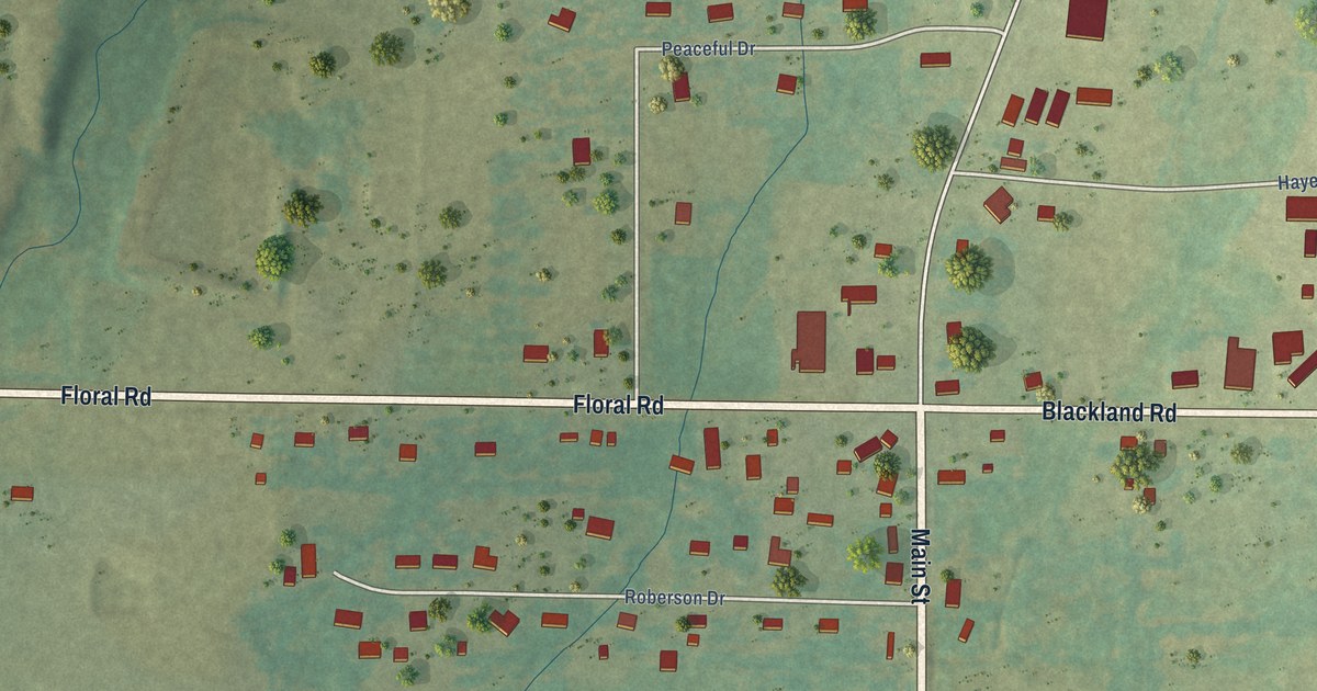 Map of Pleasant Plains, Arkansas in 2026
