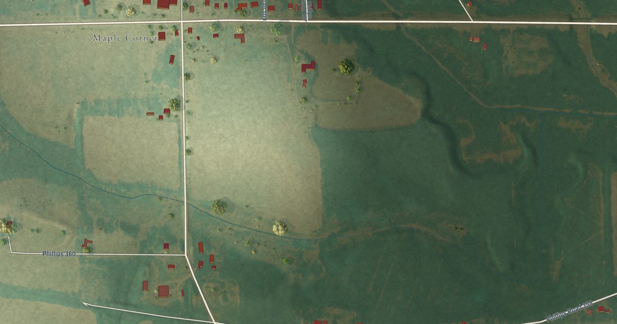 Map of Poplar Grove, Arkansas in 2026