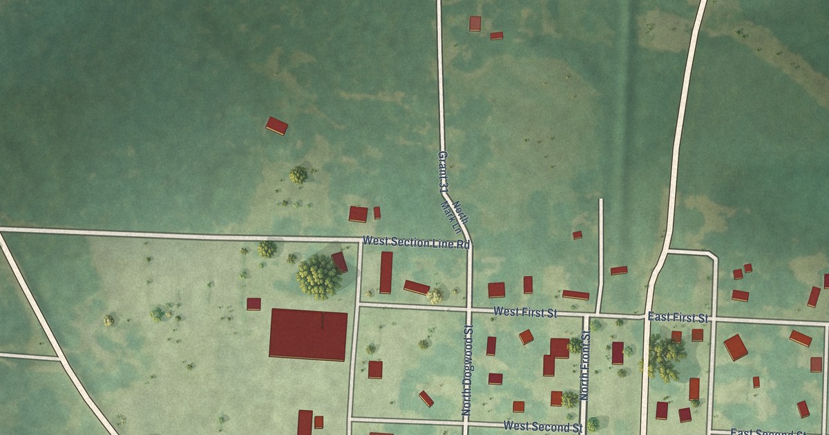 Map of Poyen, Arkansas in 2026