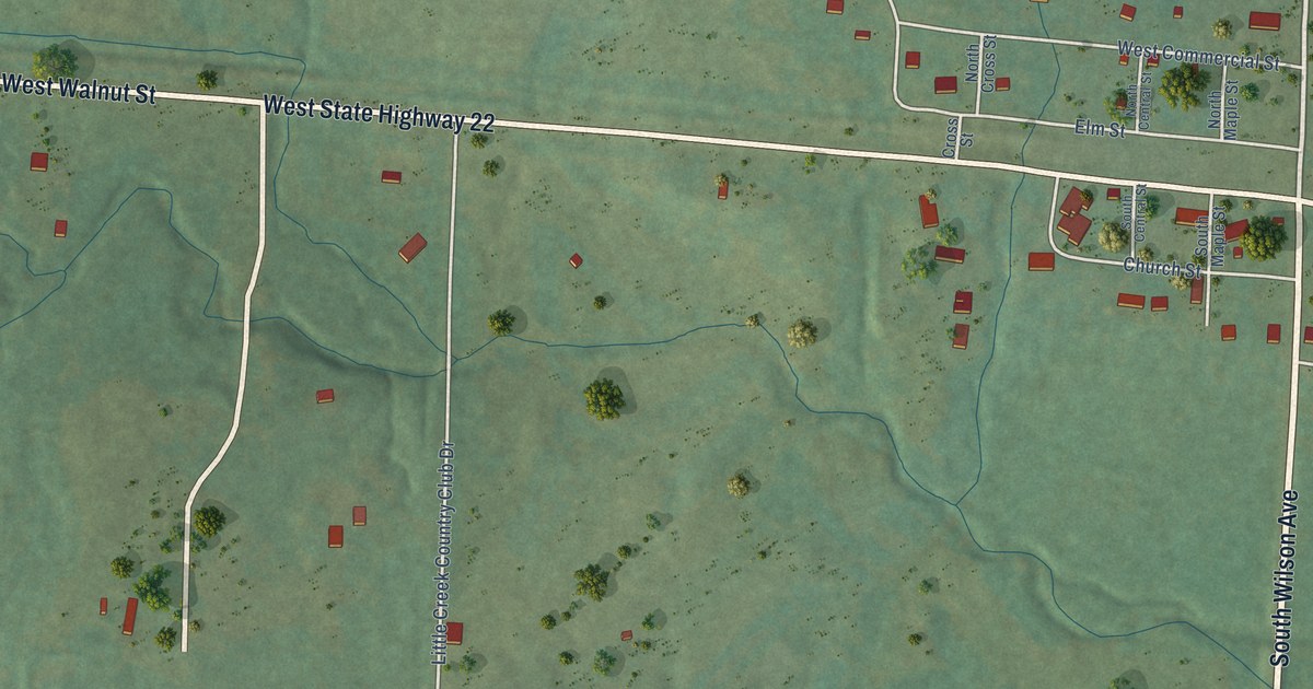 Map of Ratcliff, Arkansas in 2026
