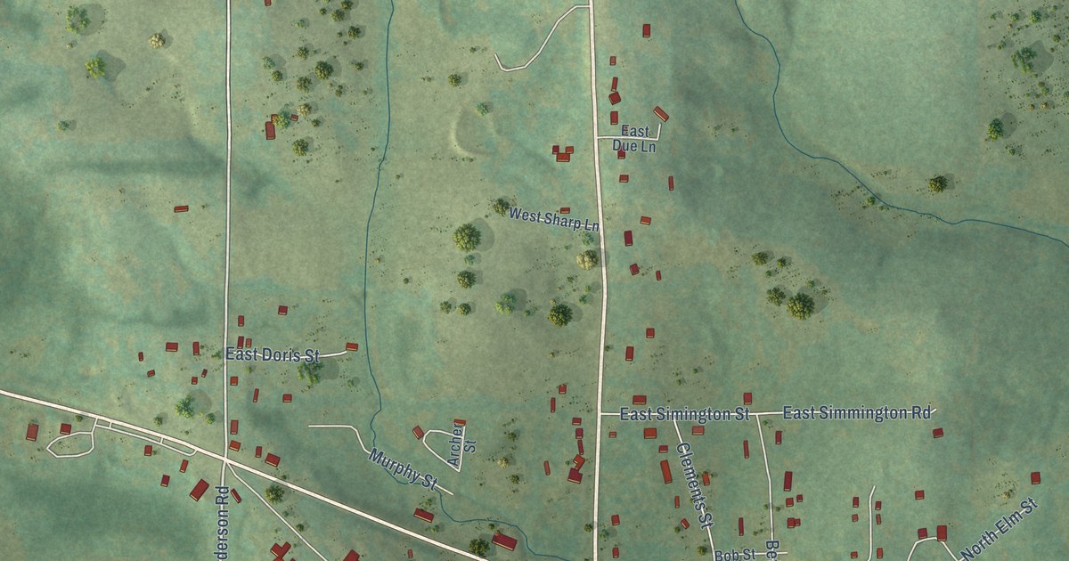 Map of Ravenden, Arkansas in 2026