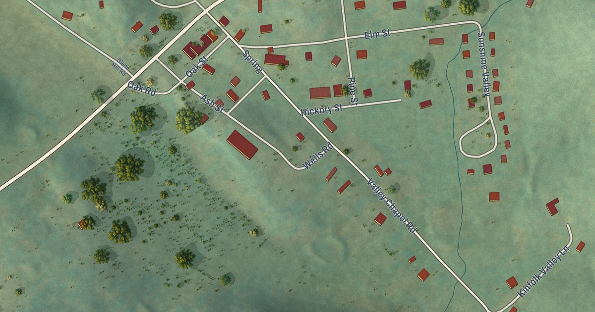 Map of Ravenden Springs, Arkansas in 2026