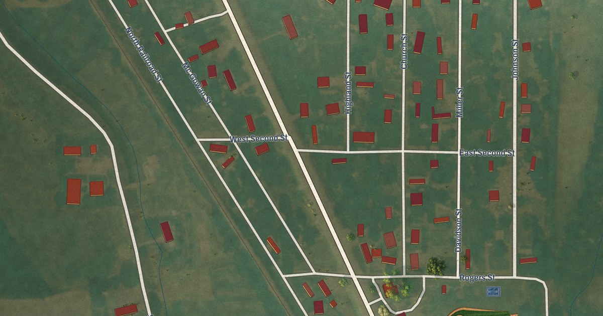Map of Reed, Arkansas in 2026