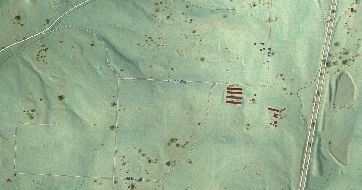 Map of Rudy, Arkansas in 2026