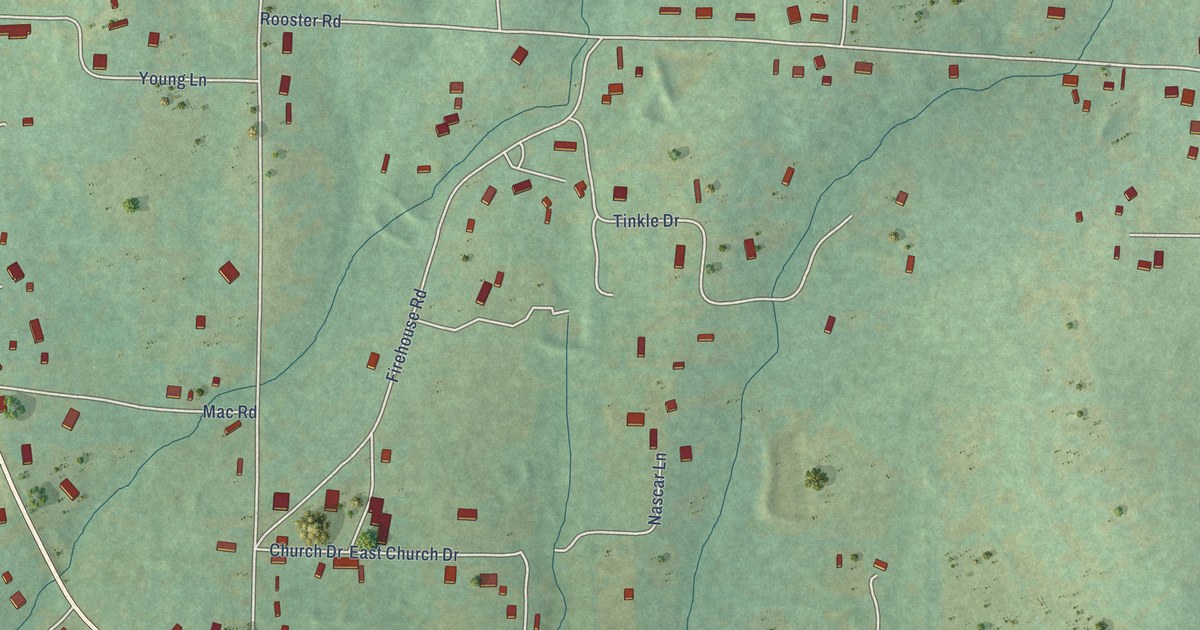 Map of Salado, Arkansas in 2026