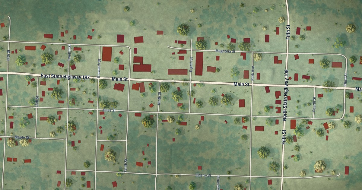 Map of Scranton, Arkansas in 2026