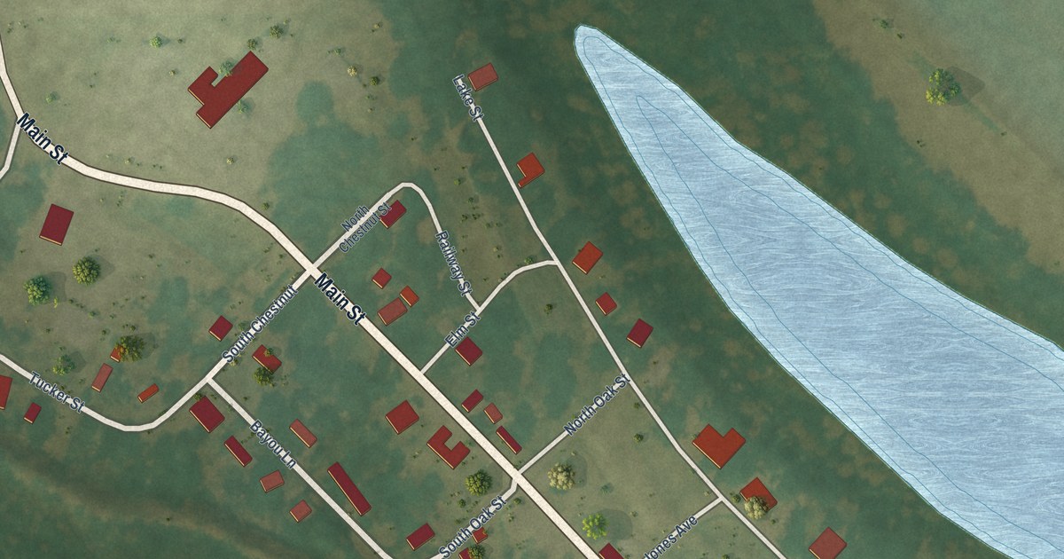 Map of Sherrill, Arkansas in 2026