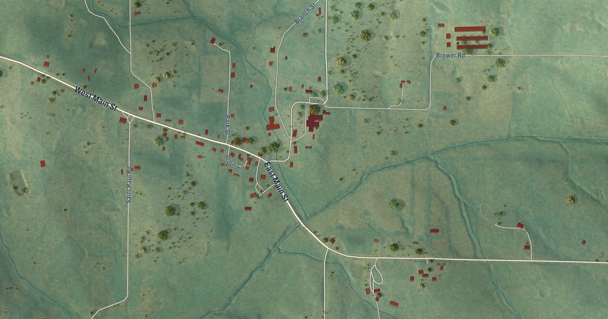 Map of Sidney, Arkansas in 2026
