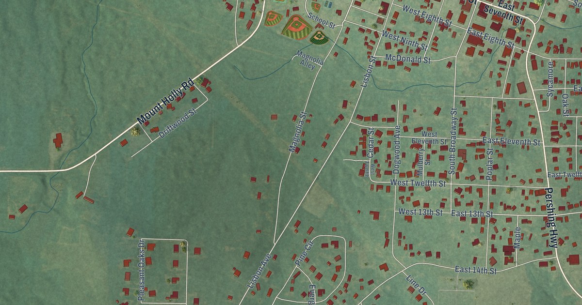 Map of Smackover, Arkansas in 2026
