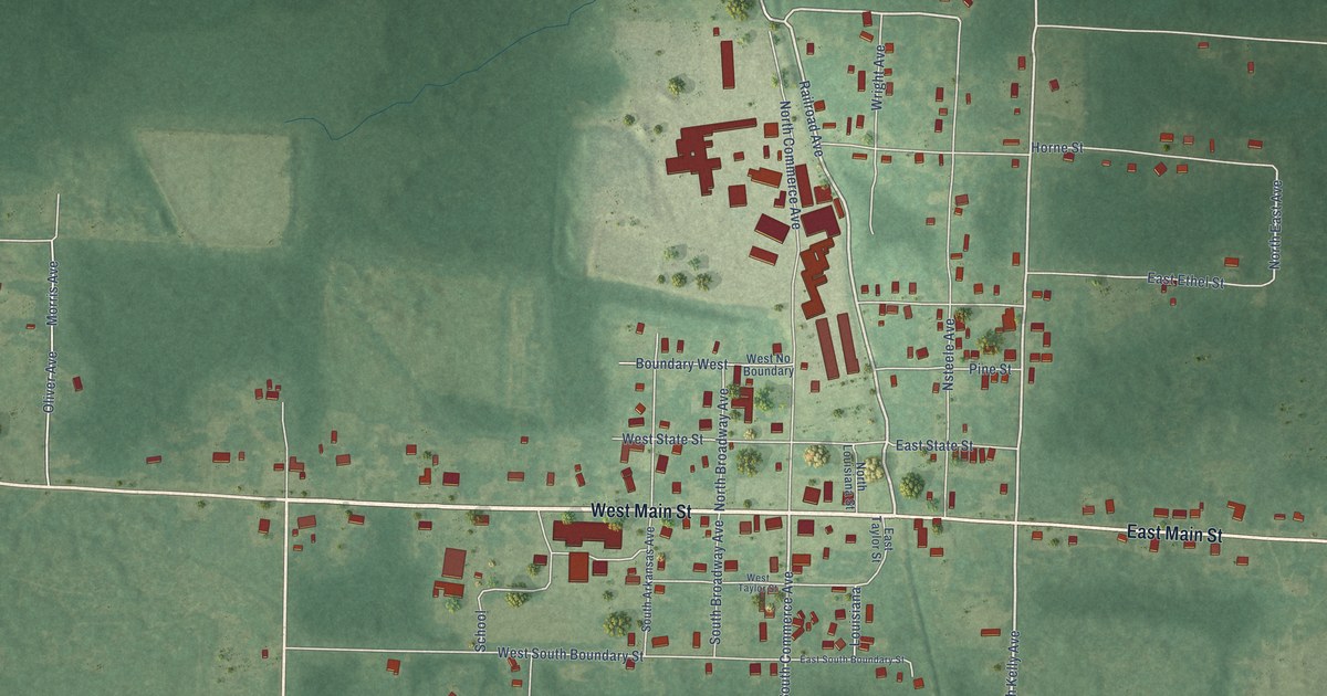 Map of Sparkman, Arkansas in 2026
