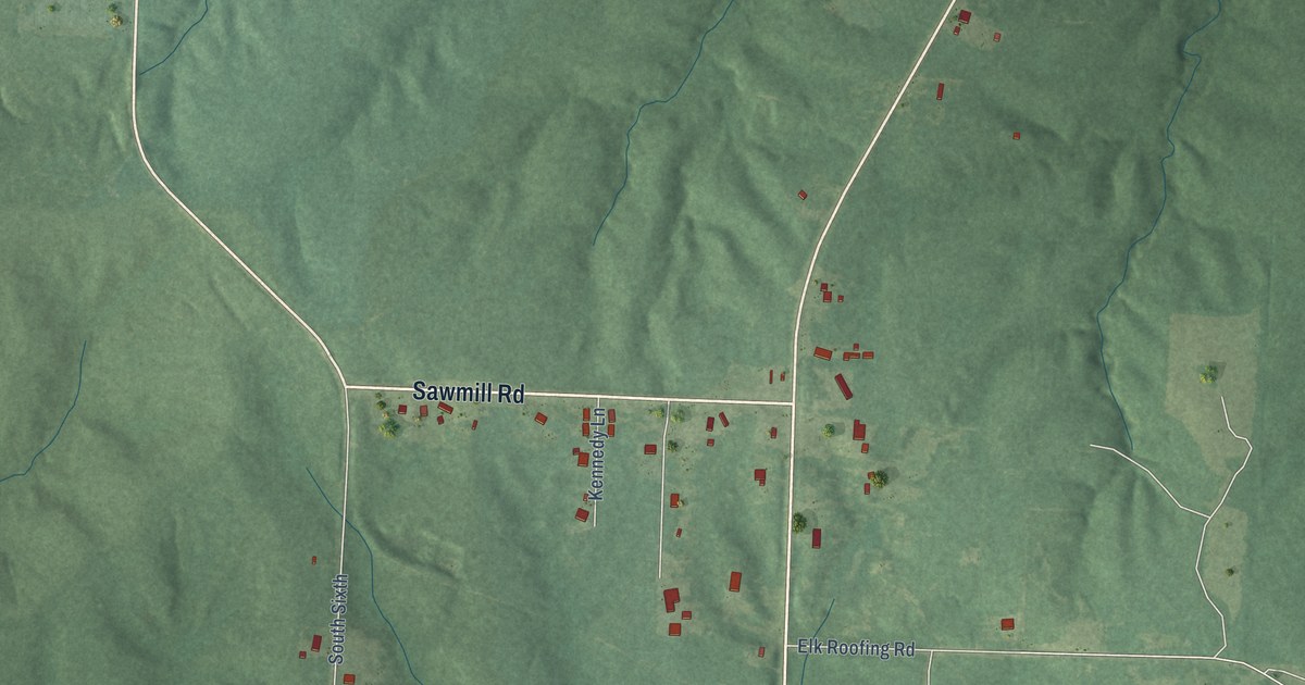 Map of Stephens, Arkansas in 2026