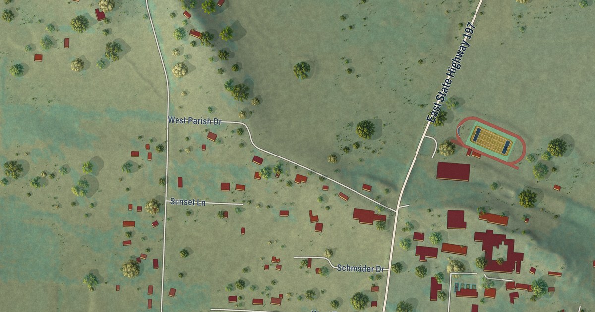Map of Subiaco, Arkansas in 2026