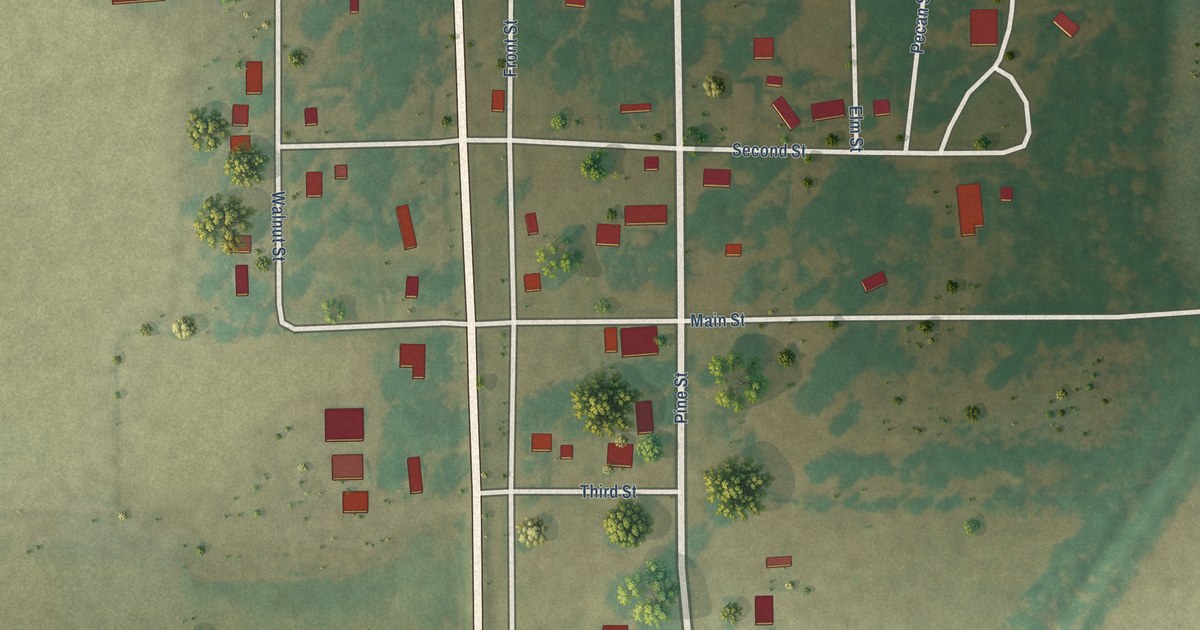 Map of Tupelo, Arkansas in 2026