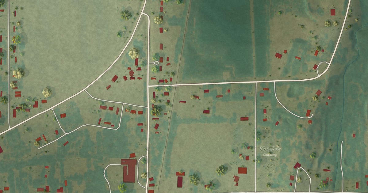 Map of Vanndale, Arkansas in 2026