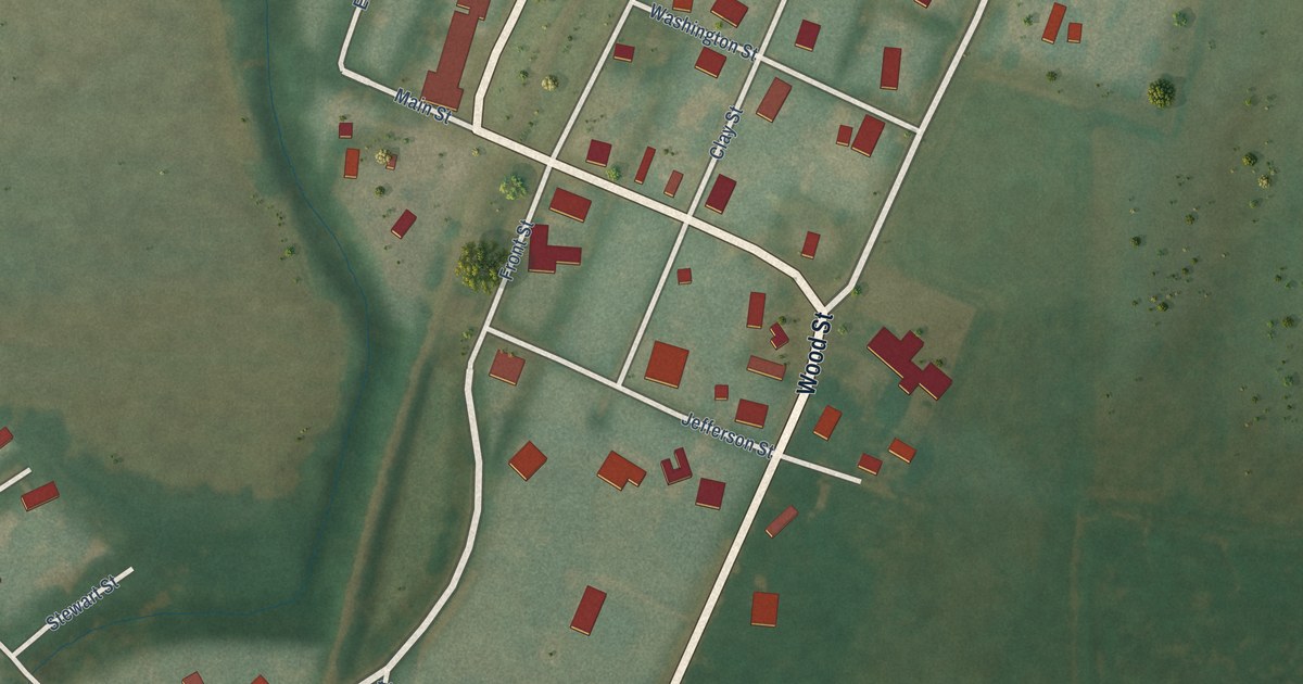 Map of Watson, Arkansas in 2026
