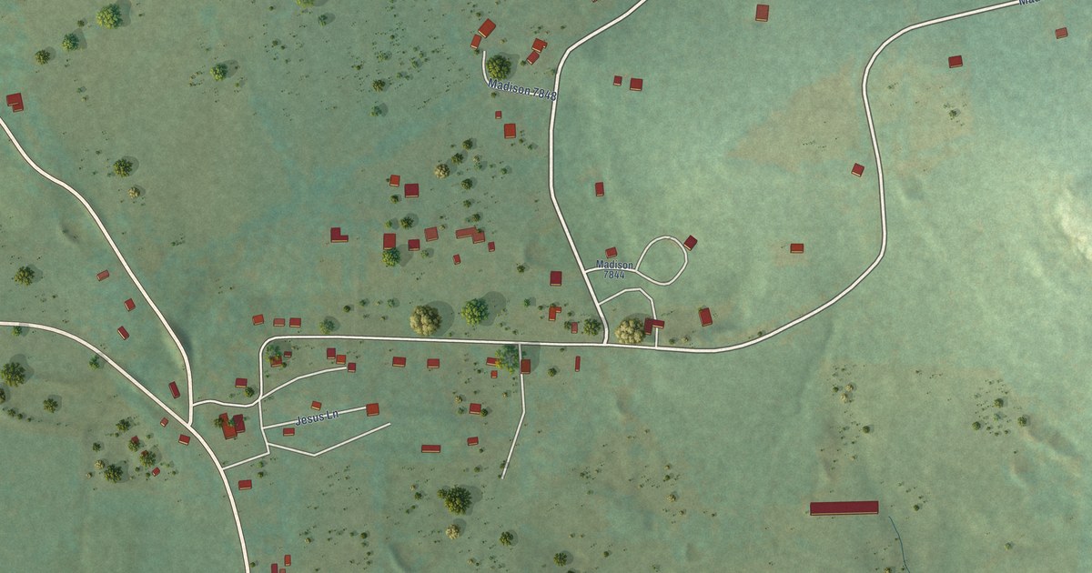 Map of Wesley, Arkansas in 2026