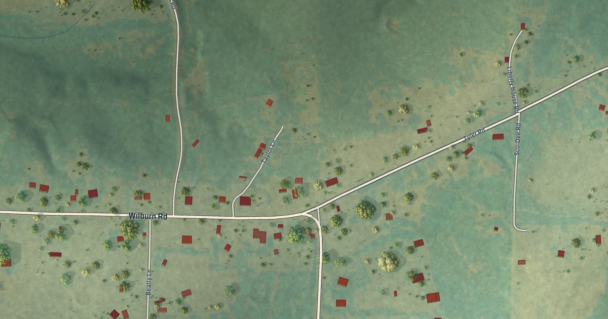 Map of Wilburn, Arkansas in 2026