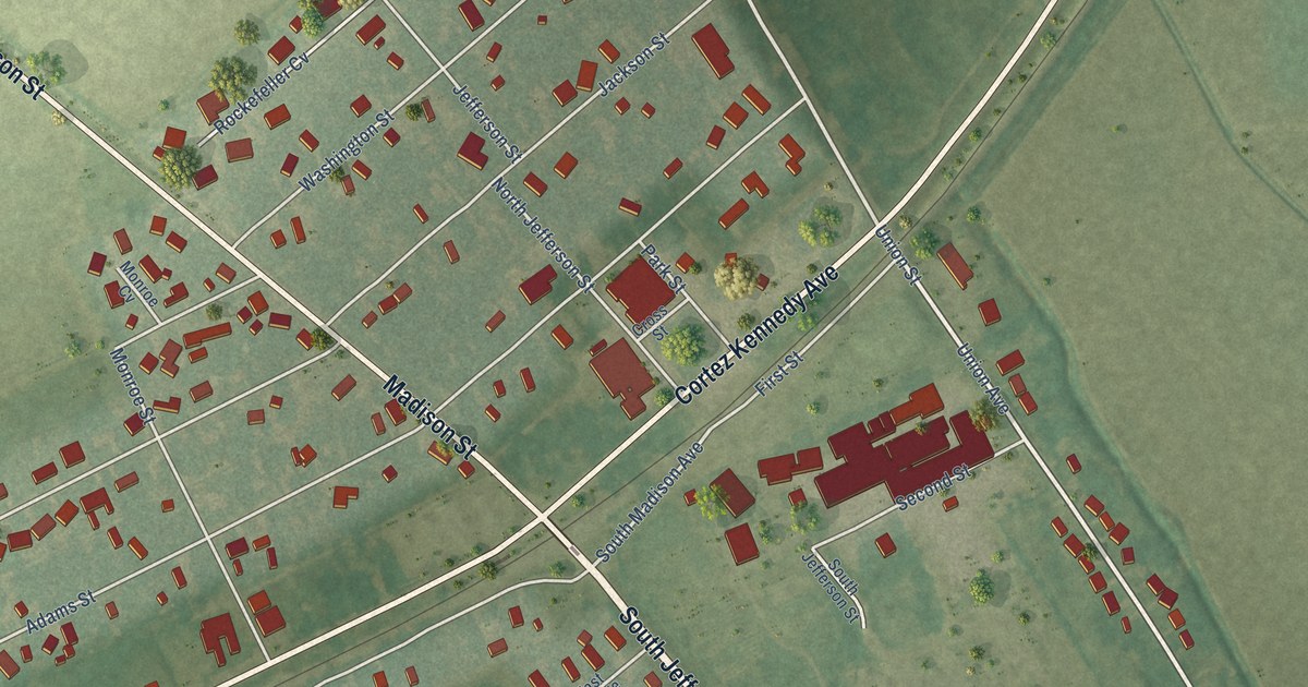 Map of Wilson, Arkansas in 2026