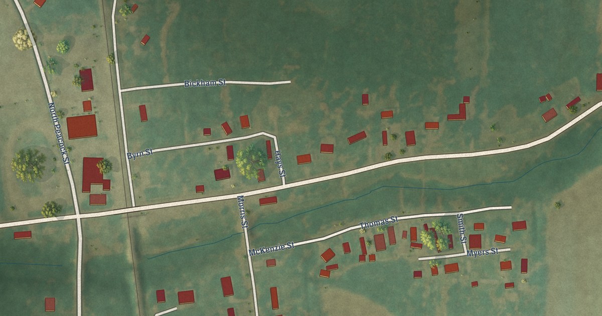 Map of Winchester, Arkansas in 2026
