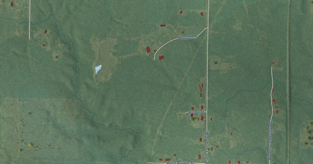 Map of Woodson, Arkansas in 2026