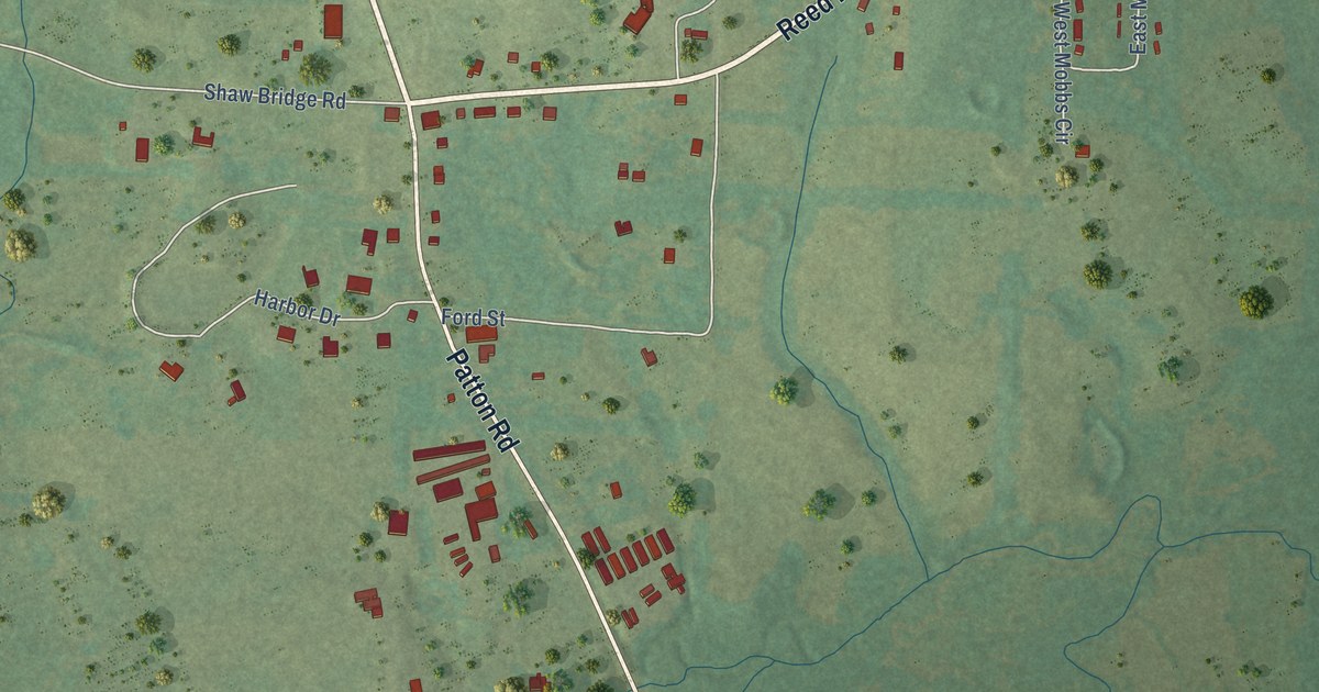 Map of Wooster, Arkansas in 2026