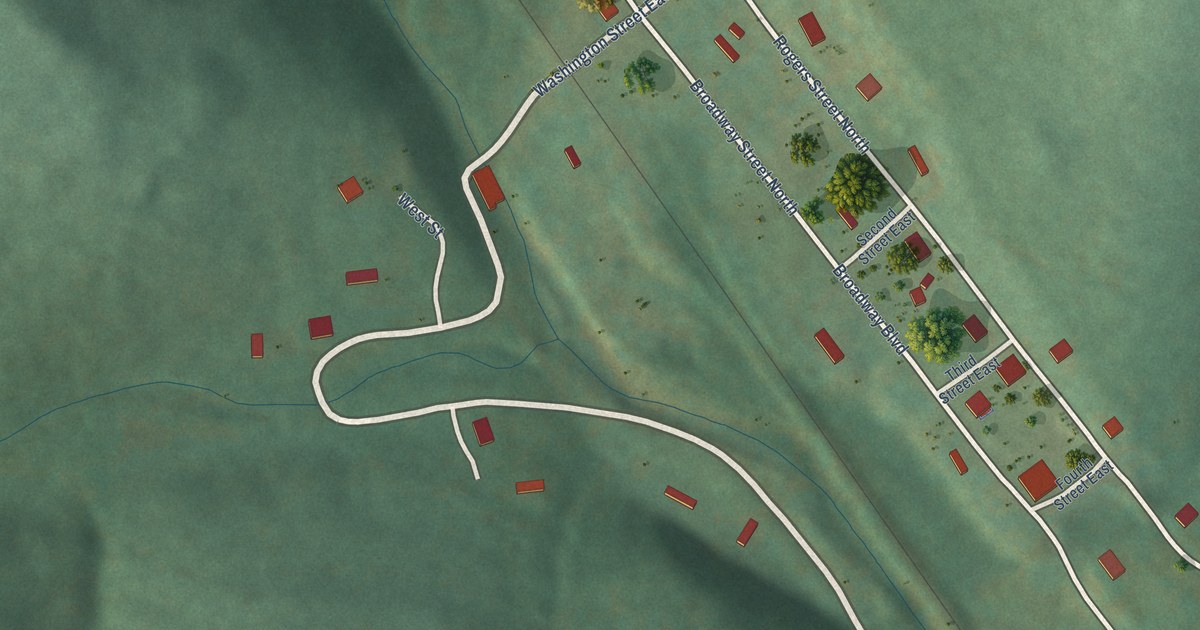 Map of Zinc, Arkansas in 2026