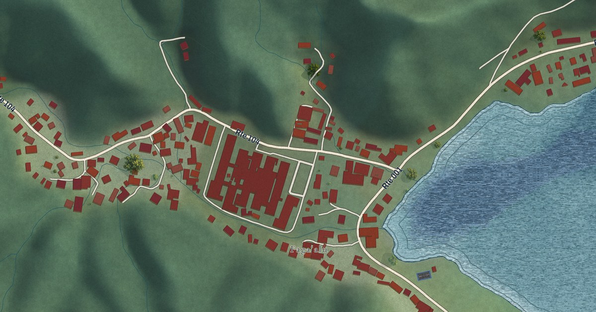 Map of Faga’alu, American Samoa in 2026