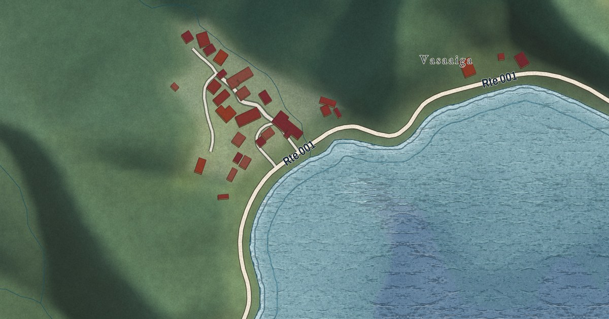 Map of Faganeanea, American Samoa in 2026