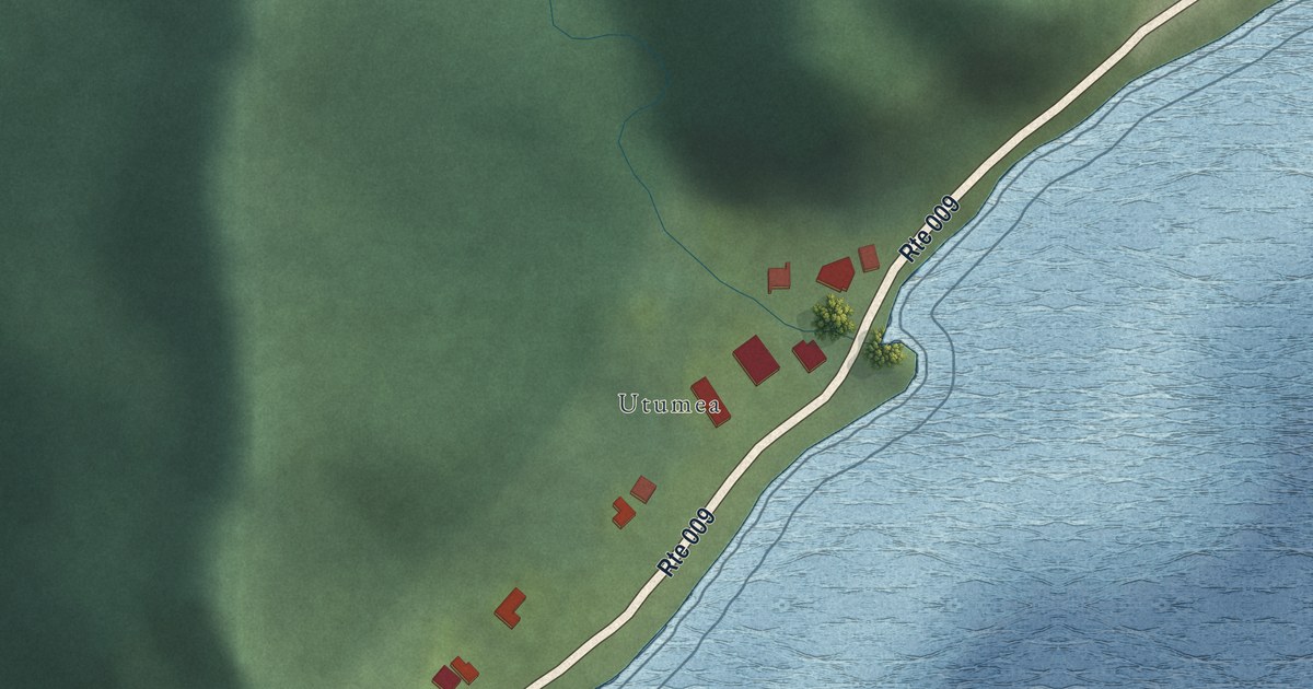 Map of Utumea West, American Samoa in 2026