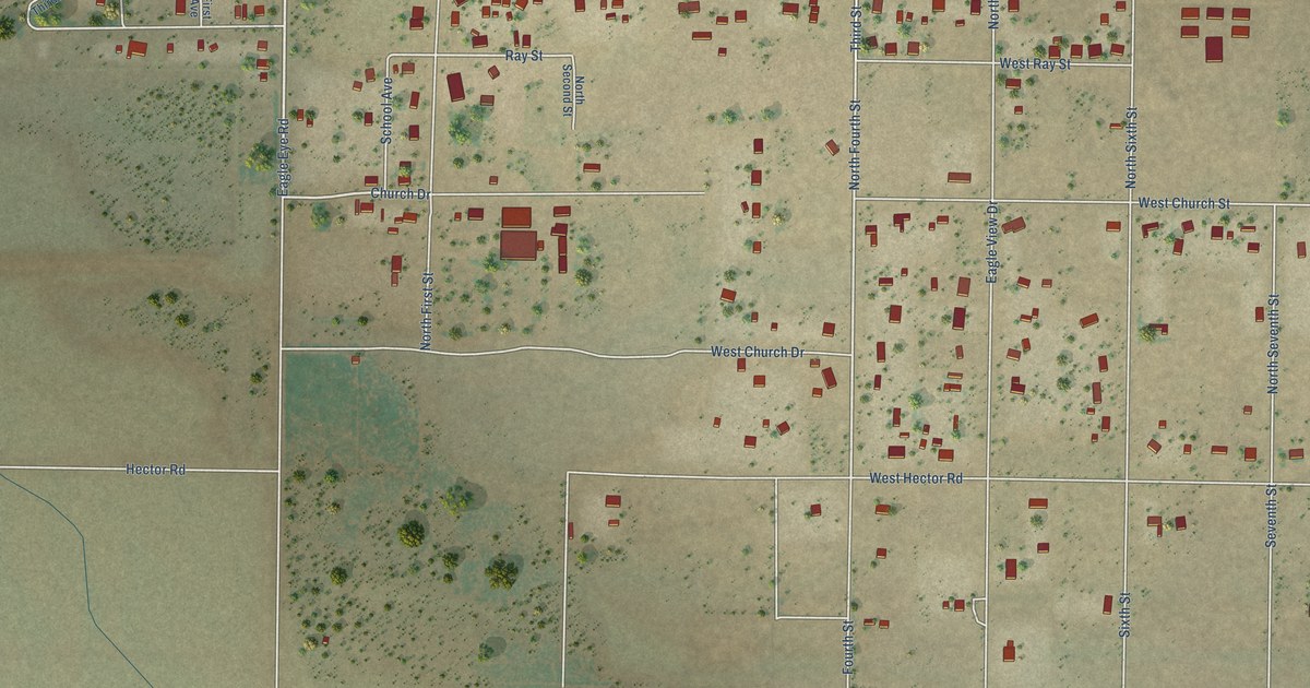 Map of Aguila, Arizona in 2026