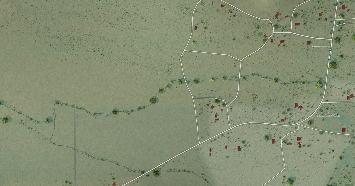 Map of Ali Chukson, Arizona