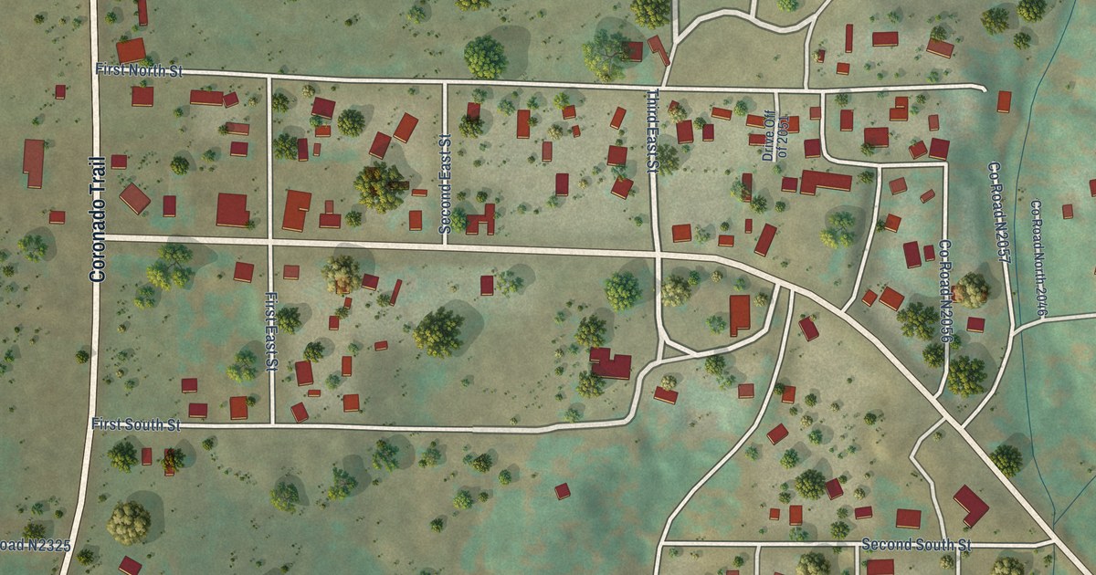 Map of Alpine, Arizona in 2026
