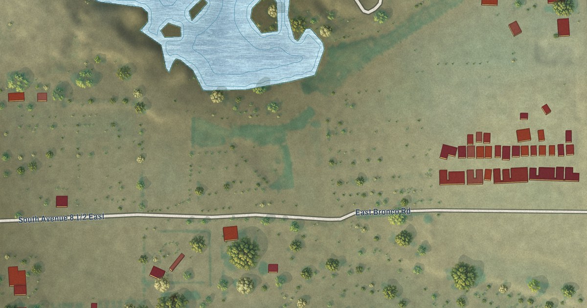 Map of Buckshot, Arizona in 2026