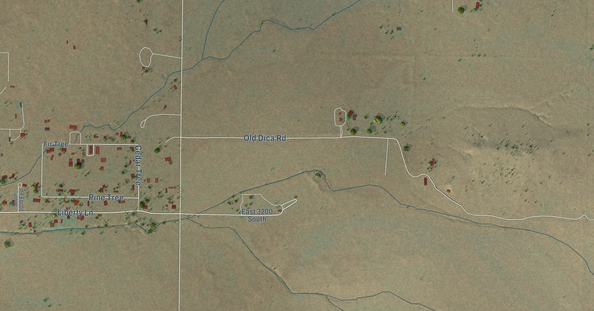 Map of Cane Beds, Arizona in 2026