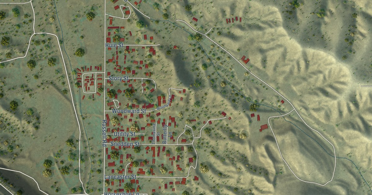 Map of Central Heights-Midland City, Arizona in 2026