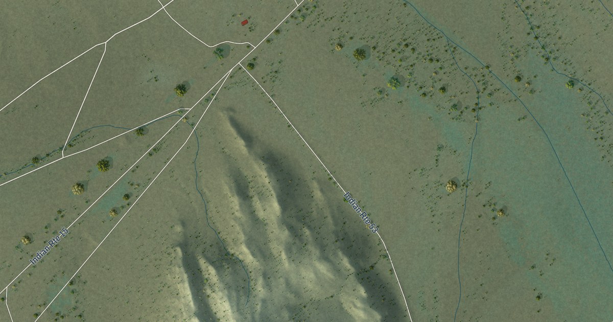 Map of Chuichu, Arizona in 2026